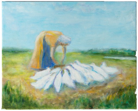 Sirkka-mummo ja kanaset