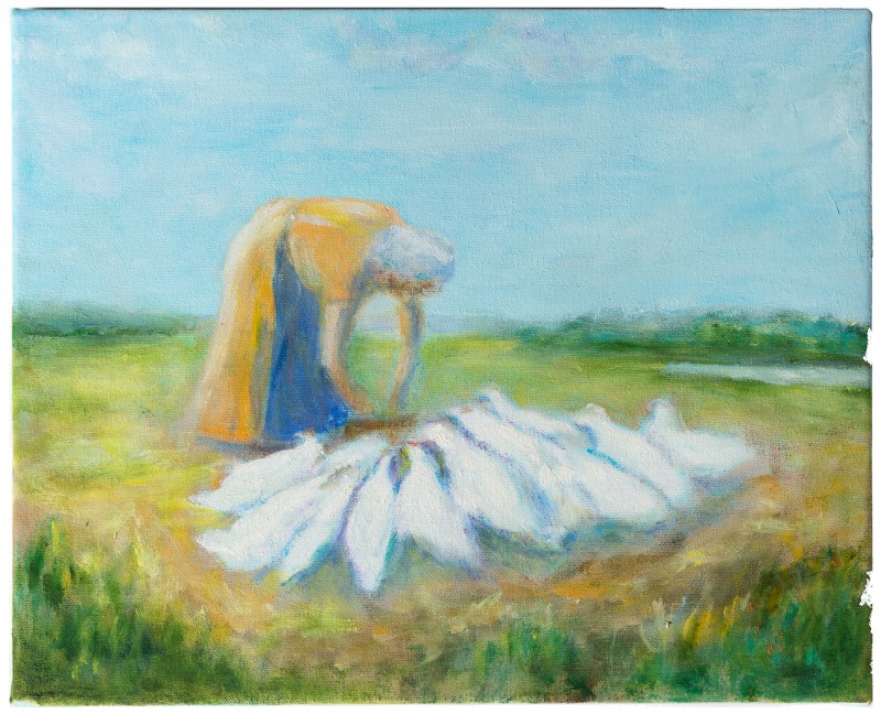 Sirkka-mummo ja kanaset